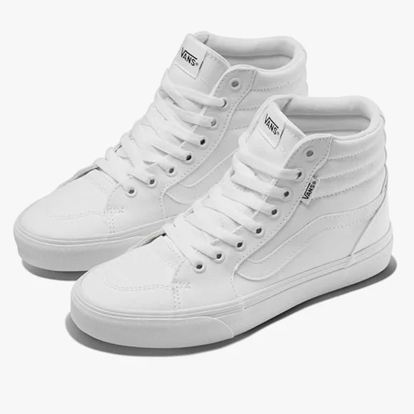 Vans Filmore White High Top Sneakers - Picture 3 of 12